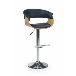 H45 Barstol - lyse eg/Sort