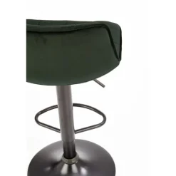 H95 Barstol - Mørkegrøn Velour