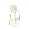 H116 Barstol, Creme/guld