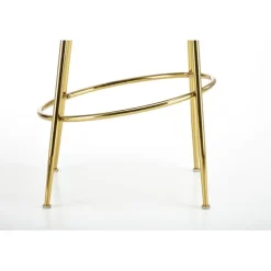 H116 Barstol, Grå / guld