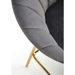 H112 barstol, Grå/guld