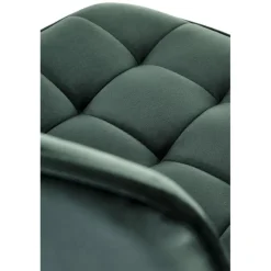 H120 Barstol, guld / Mørkegrøn