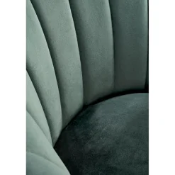 H112 Barstol, Mørkegrøn / guld