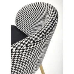 H113 Barstol, Sort / Hvid