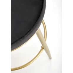 H115 Barstol, Sort/guld