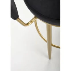 H115 Barstol, Sort/guld