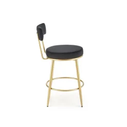 H115 Barstol, Sort/guld