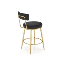 H115 Barstol, Sort/guld