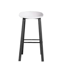 Hai barstol hvid / sort