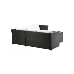 Haiti Have Hjørnesofa Sæt - Sort