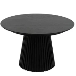 Hammel Udtræksbord i Sort Eg – Ø120 cm (Udvides til 220 cm)