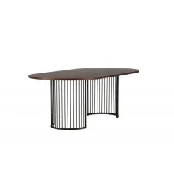 Hamneskar Ovalt spisebord 220 x 110 cm - Valnød