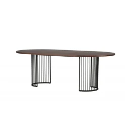 Hamneskar Ovalt spisebord 220 x 110 cm - Valnød