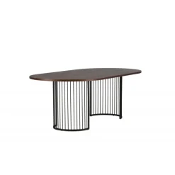 Hamneskar Ovalt spisebord 220 x 110 cm - Valnød