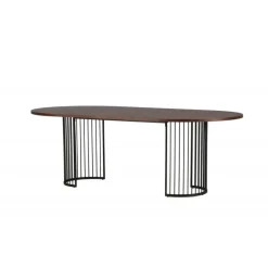 Hamneskar Ovalt spisebord 220 x 110 cm - Valnød