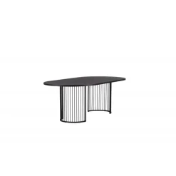 Hamneskar Ovalt spisebord 220 x 110 cm - Sort