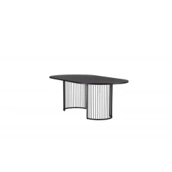 Hamneskar Ovalt spisebord 220 x 110 cm - Sort