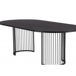 Hamneskar Ovalt spisebord 220 x 110 cm - Sort