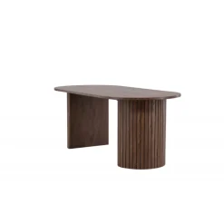 Haron Ovalt spisebord 200 x 90cm - Mocca