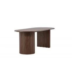 Haron Ovalt spisebord 200 x 90cm - Mocca