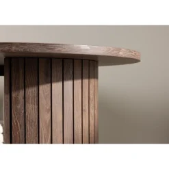 Haron Ovalt spisebord 200 x 90cm - Mocca