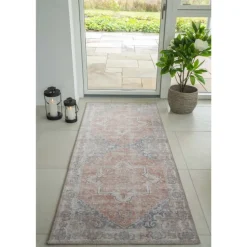 Havana Løber - Løber i orange og blå 80x200 cm