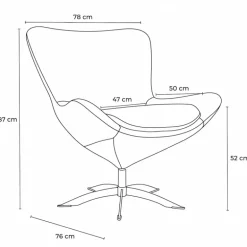 Havanna læder lænestol