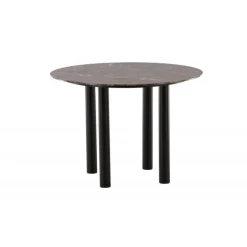 Havsten Rundt spisebord - Sort og Brun