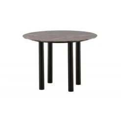 Havsten Rundt spisebord - Sort og Brun