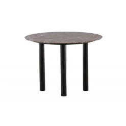 Havsten Rundt spisebord - Sort og Brun