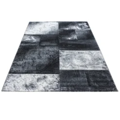 Hawaii Kortluvet tæppe Ternet - Grå