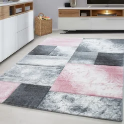 Hawaii Kortluvet tæppe Ternet - Pink