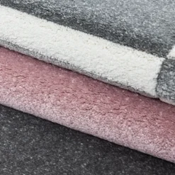 Hawaii Kortluvet tæppe Ternet - Pink