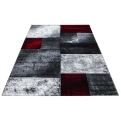 Hawaii Kortluvet tæppe Ternet - Rød