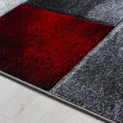 Hawaii Kortluvet tæppe Ternet - Rød