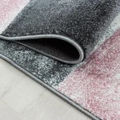 Hawaii Kortluvet Tæppeløber Ternet - Pink