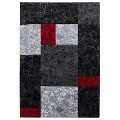 Hawaii Kortluvet Tæppeløber Ternet - Rød