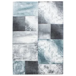 Hawaii Kortluvet Tæppeløber Ternet - Blå