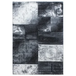 Hawaii Kortluvet Tæppeløber Ternet - Grå