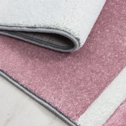 Hawaii Kortluvet Tæppeløber Ternet - Pink