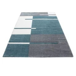 Hawaii Kortluvet Tæppeløber Ternet - Blå