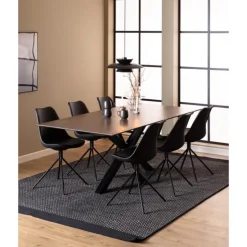 Heaven spisebord 200 cm Top rustbrun Lemco ru keramik