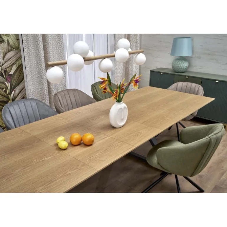 HENRY bord, Naturlig / Sort