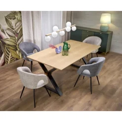 HENRY bord, Naturlig / Sort