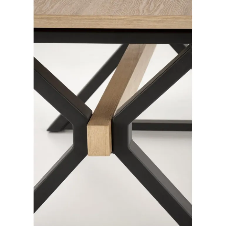 HENRY bord, Naturlig / Sort