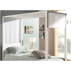 Himmelseng tekstilsæt – hvid (Pino, 90 cm)