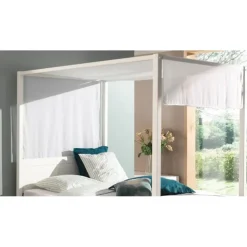 Himmelsseng tekstilsæt – hvid – Pino 140 cm