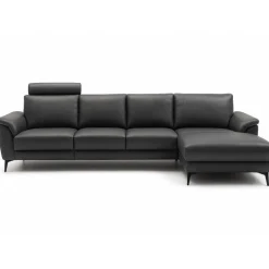 Hjort Knudsen Ballerup Læder chaiselong sofa Højrevendt