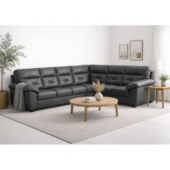 Hjort Knudsen Dalby læder XL hjørnesofa