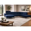 Hjort Knudsen Esbjerg Hjørnesofa med chaiselong venstrevendt Ocean dark blue - OUTLET
